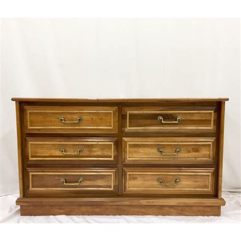 Vintage Faux Bamboo Dresser | Chairish