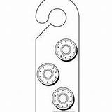 Door hanger coloring Pages  Hellokidscom sketch template