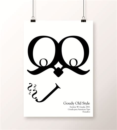 Goudy Old Style, typography posters on Behance