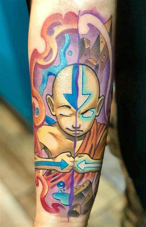 Real Life Airbender Tattoos