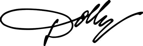 Dolly Parton Signature Logo Clipart - Full Size Clipart (#2224179) - PinClipart
