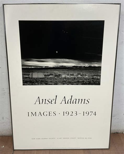 Lot - Ansel Adams Moonrise Hernandez, New Mexico Print