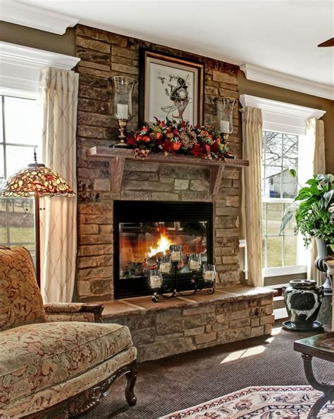 15 Gorgeous DIY Brick Fireplace Makeover Ideas - Futurian | Living room ...