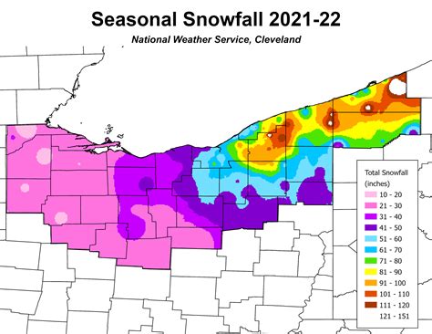 Ohio Snow Belt Map