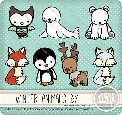 How To Draw Cute Winter Animals - Animals World