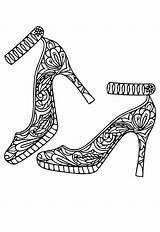 Free Coloring Pages Unleash Your Creativity With Shoes sketch template