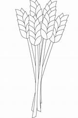 Wheat coloring Page  ColouringPages sketch template