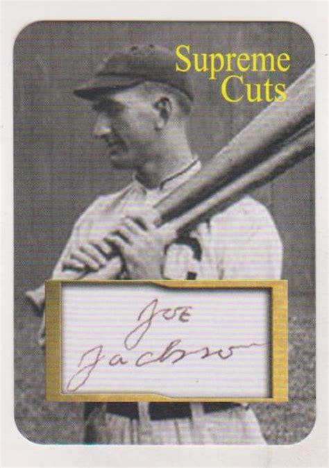 Sold at Auction: #36/50 Produced - Shoeless Joe Jackson Facsimile Die ...