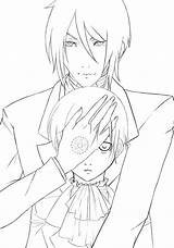 Black Butler Undertaker Coloring Pages sketch template