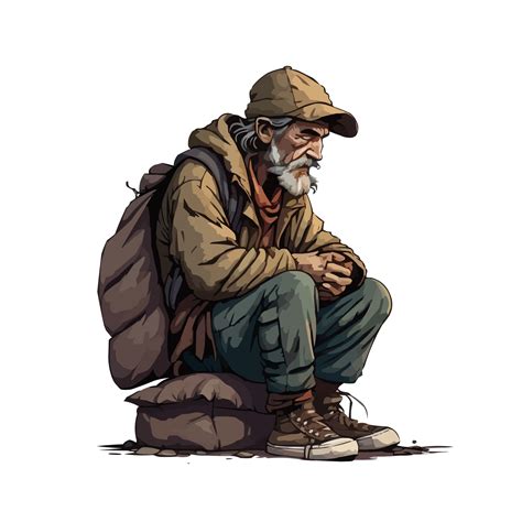 Homeless and poor man 24524020 PNG