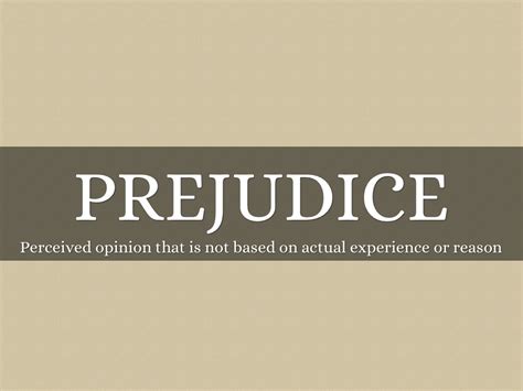 Prejudice by Alli Palomba