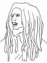 Printable Bob Marley coloring Page  Download Print Or Color Online sketch template
