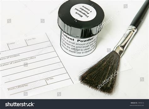 Crime Scene Investigation Tools Latent Fingerprint Stock Photo 2787615 - Shutterstock