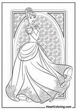 Cinderella Coloring Pages – Print And Download In PDF sketch template