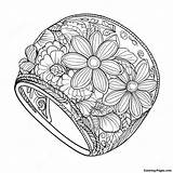 Floral Pattern Bracelet Coloring Page  Pagescom sketch template