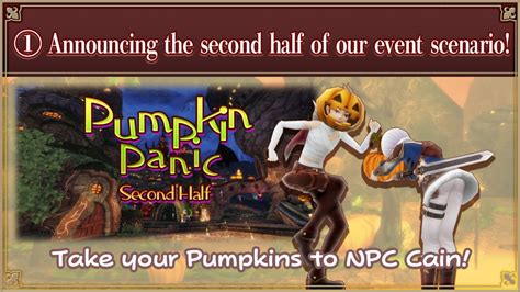 Event "Pumpkin Panic -Second half-" starts!｜Info｜Alchemia Story ...