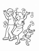Happy Dance Coloring Page  Free Printable Pages For Kids sketch template
