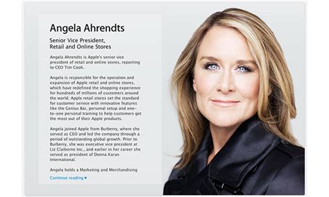 New Apple retail chief Angela Ahrendts gets official welcome on ...