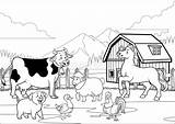 20  Coloring Sheets Farm Animals BillyOlimpia sketch template