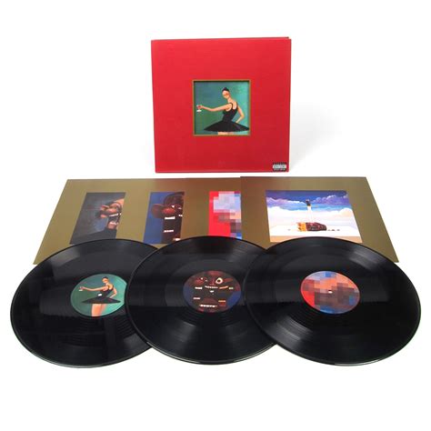 セール価格 Kanye West My Beautiful Dark Twisted Fantasy 3LP Vinyl Poster ...