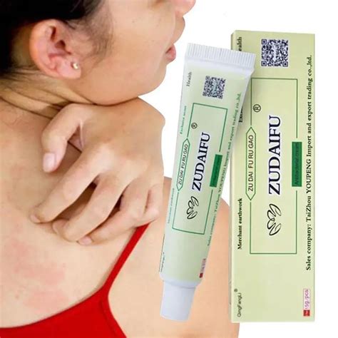 ZUDAIFU Herbal Antibacterial Skin Itch Creams Skin Allergy Dermatitis And Eczema Cream Chinese ...