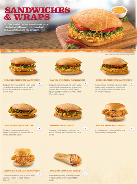 Popeyes Menu and Specials