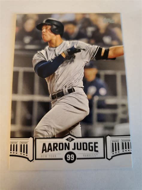 Aaron Judge 2018 Topps Judge Highlights Insert Card AJ12