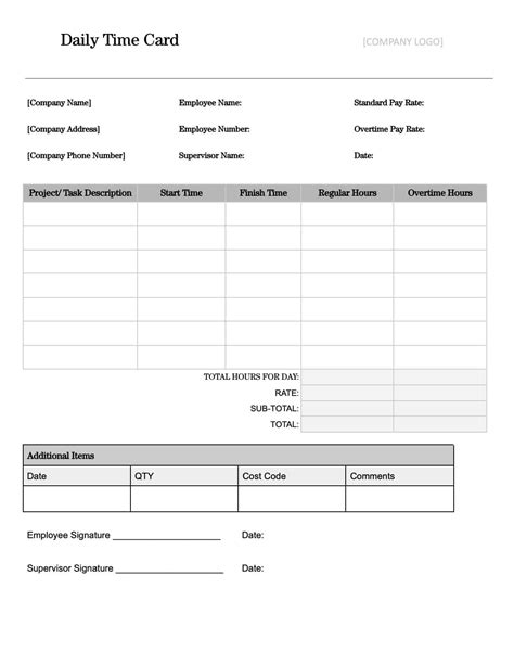 Construction Timesheet Template Excel