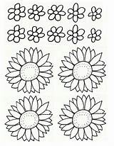 Flower Outlines Coloring Page Download Printable PDF  Templateroller sketch template