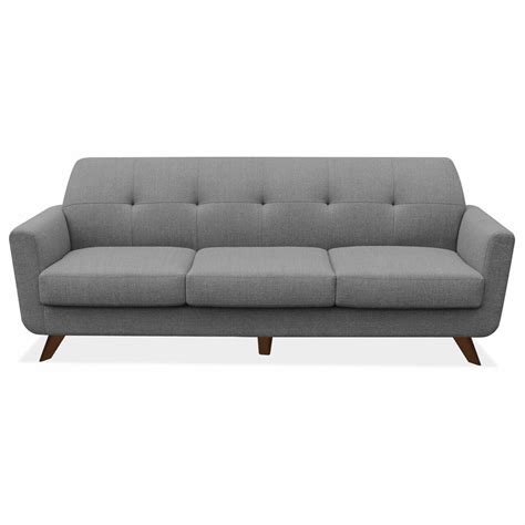 Partridge Collection Sofa with Dark Cherry Wood Legs