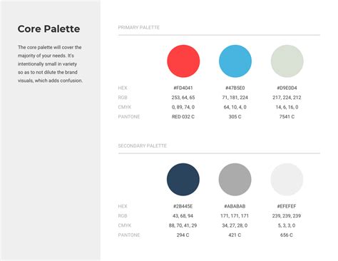 Brand Color Style Guidelines Infographic Template - Venngage