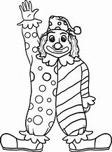 Printable Clown Coloring Pages sketch template