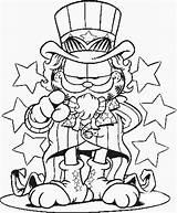 Garfield Nermal Coloring Pages sketch template