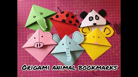 Barnet Libraries Origami Animal Bookmarks - YouTube