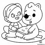 Sharing And Caring Coloring Page  Pagescom sketch template
