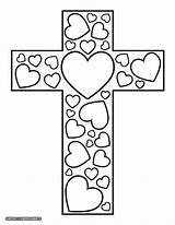 Crosses Coloring Pages Printable sketch template