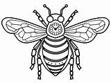Bumblebee Coloring Tranquility  Page sketch template