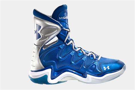 Under Armour's odd looking basketball shoe features articulating ankle support