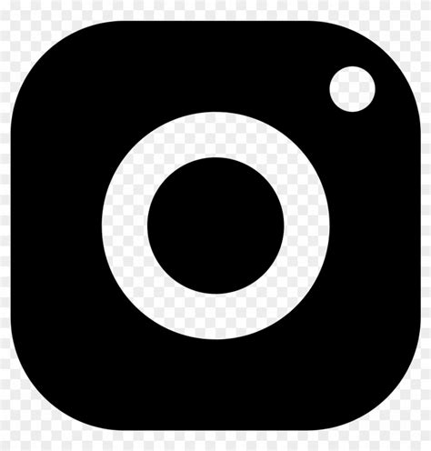 Instagram Logo Eps Png Transparent Instagram Logo Eps - Instagram Icon Black Png, Png Download ...