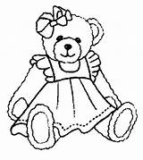 Cute Teddy Bear Coloring Pages  Home sketch template