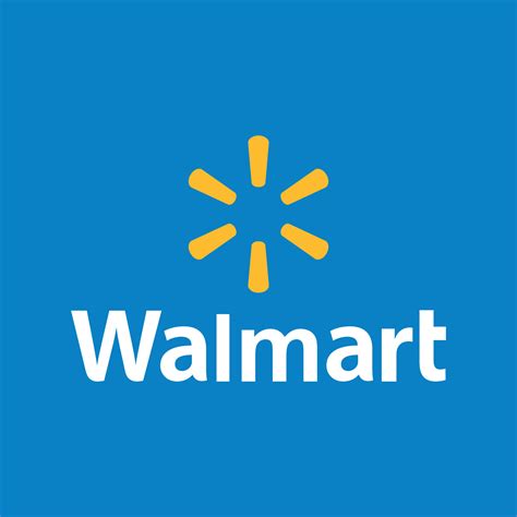 logotipo de chispa de walmart sobre fondo azul 18970094 Vector en Vecteezy