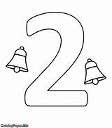 Pattern Number 2 Coloring Pages For Kids Counting Numbers Printables Images sketch template
