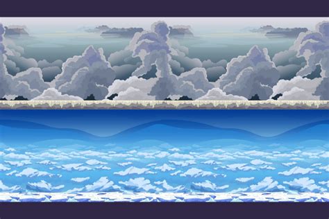 Sky 2D Game Backgrounds - CraftPix.net