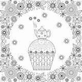 66 Cupcake and Cake Coloring Pages For Adults Free PDF Printables sketch template