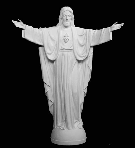 Bonded Marble Jesus Christ Statues