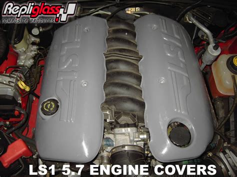 HOLDEN COMMODORE LS1 5.7 LITRE V8 LS1 LOGO TWIN ENGINE COVERS ...