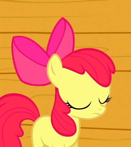 MLP:FIM Imageboard - Image #466246 - adorabloom, animated, apple bloom, blushing, cute, loop ...