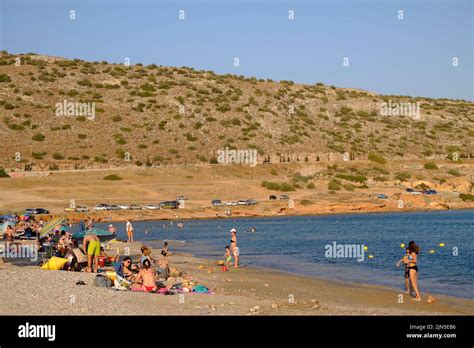 beach resort of Paralia Varkiza near Athens in Greece Stock Photo - Alamy