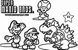 Printable Super Mario Coloring Pages sketch template
