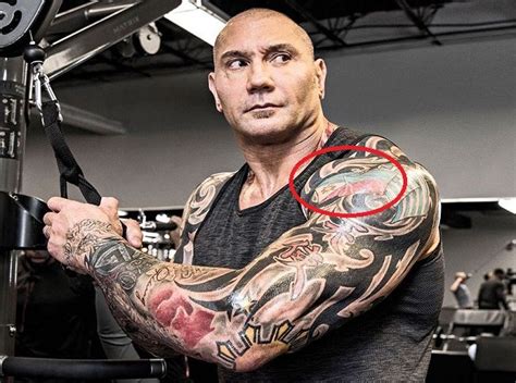 Dave Bautista's 33 Tattoos & Their Meanings - Body Art Guru